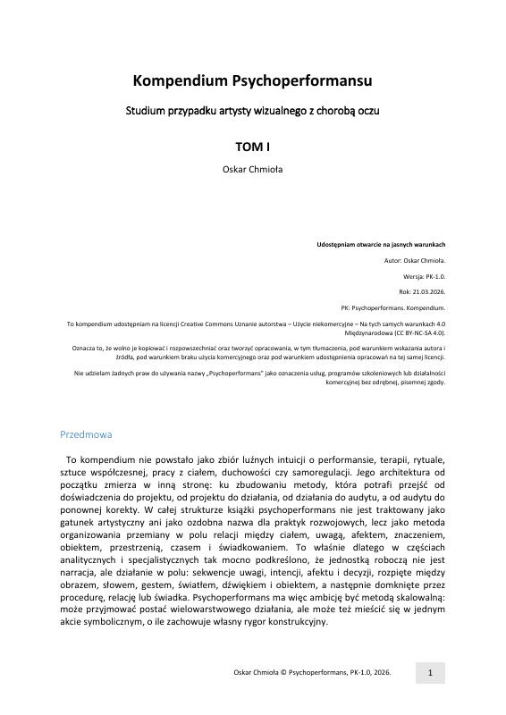 Kompendium Psychoperformansu · tom I