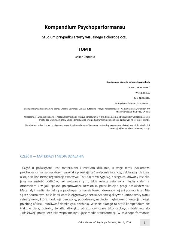 Kompendium Psychoperformansu · tom II