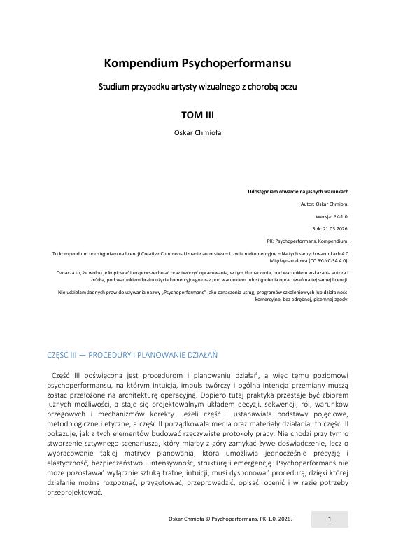 Kompendium Psychoperformansu · tom III