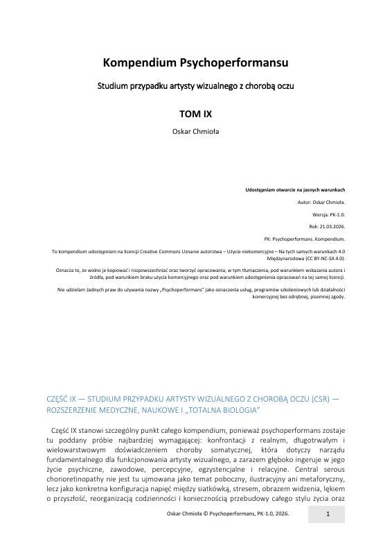 Kompendium Psychoperformansu · tom IX